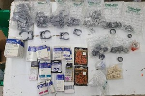 Various Staples and tube holders