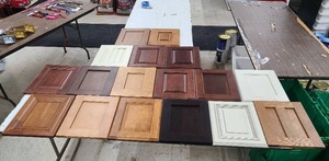 Variety of Cabinet Doors Multiple face frames great for DIY projects