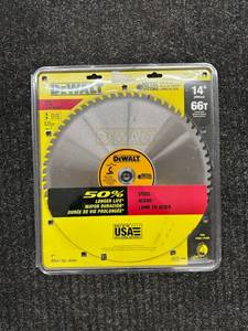 DEWALT 14 66T Heavy Gauge Ferrous Metal Cutting Saw Blade 1 Arbor