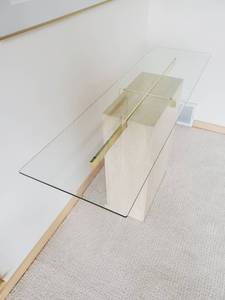 Travertine Hallway Table