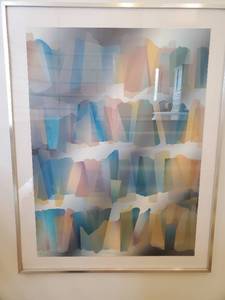 Signed And Framed Art Titled Dancing