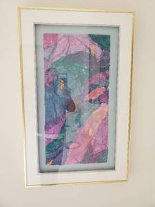 Framed Paper Art Piece