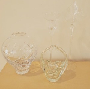 Collection Of Glass And Crystal Items
