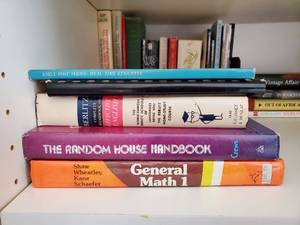 Three Shelves Of Books