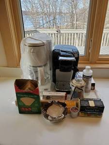 Collection Of Coffee Related Items