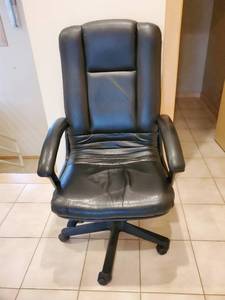 Vinyl Or Similar Material Office Chair