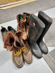 Four Pairs Of BootsShoes