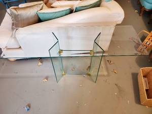 Glass Sofa Table
