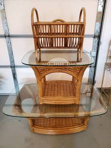 Three Rattan Pieces