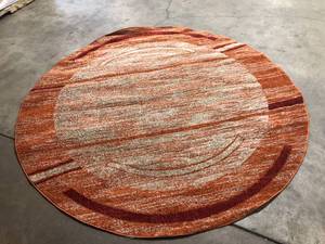 lot 1 image: Unique Loom Harvest Collection 8 Ft x 8Ft Round Area Rug Review Pictures