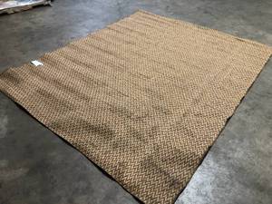 lot 2 image: Hampton Bay Taupe 8 ft. x 10 ft. Solid IndoorOutdoor Area Rug review pictures