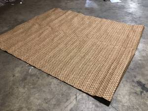 lot 13 image: Hampton Bay Taupe 8 ft. x 10 ft. Solid IndoorOutdoor Area Rug review pictures