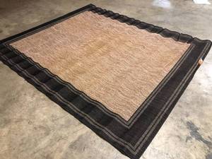 lot 14 image: StyleWell Brown 8 ft. x 10 ft. Border IndoorOutdoor Area Rug review pictures