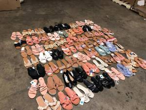 lot 38 image: Lot of assorted Sandals not used various sizes and models review pictures