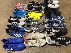 lot 41 image: Lot of assorted Branded Cleats various models sizes review pictures