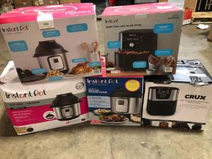 lot 42 image: Lot of assorted Instant Pot Kitchen Housewares various models and conditions customer returns see pictures