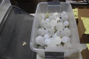 lot 838 image: Lot of (30) Assorted Light Bulbs
