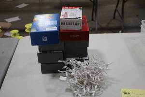 lot 874 image: Lot of (9 Boxes) Various Christmas String Lights