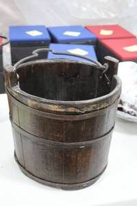 lot 897 image: Vintage 13 Wooden Bucket