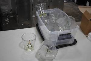 lot 902 image: Lot of (8) Decorative Glass Vases