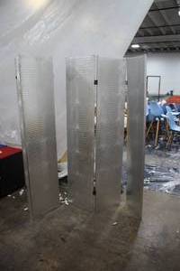 lot 911 image: Lot of (2) Silver Partitions 36x71