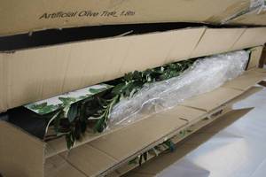 lot 919 image: Lot of (2) Viagdo 74 Artificial Olive Tree Dcor (in box)