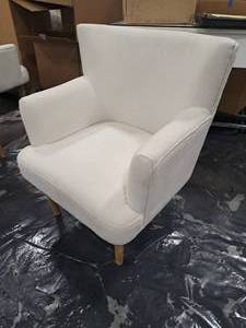 lot 545 image: White Arm Chair