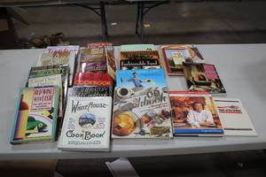 lot 970 image: Lot of (20) Cooking Books