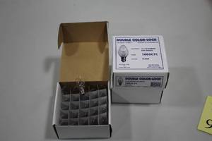 lot 981 image: Lot of (3 Boxes) Size C7 Clear  5W 130V Extended Life Candelabra Base Light Bulbs 25-count