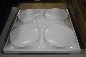 lot 1241 image: Lot of (1 Box) 3D Textured Surface Panels 10-count 19.69x19.69
