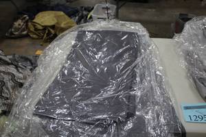 lot 1295 image: Lot of (3) Grey Table Cloths 90x56