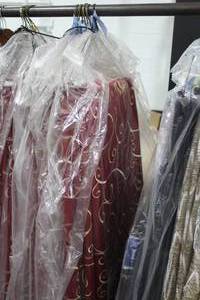 lot 1313 image: Lot of (6) 120 Red Round Table Cloths