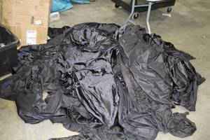 lot 1337 image: Lot of (30) 24 Black Table Cloth Skirt