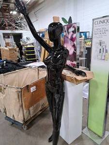 lot 519 image: 69 Female Black Mannequin