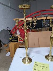 lot 444 image: 41 Metal Candle Stand