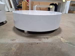 lot 452 image: 36 White Display Table