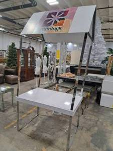 lot 458 image: Market Table with Canopy