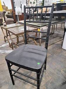 lot 483 image: 36 Black Dining Chair