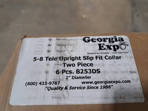 lot 508 image: Georgia Expo 5-8 Tele Upright Slip Fit Collar 2-piece