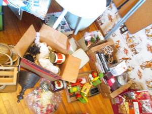 Large assortment of decorative bask...