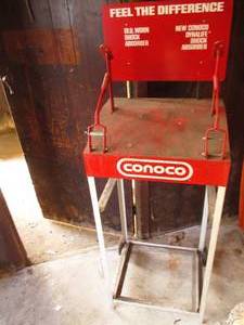 Vintage Metal framed Conoco Shock a...