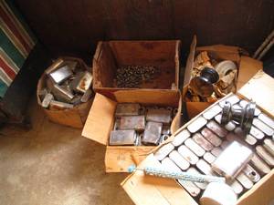 Huge Multi Box lot of empty paint o...