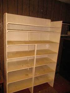 Large white painted wood and almost...