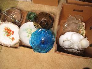 (3) boxes with decorative Fine Chin...