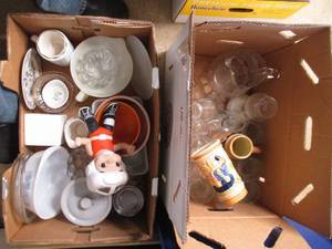 (2) boxes of Vintage Corning Ware, ...