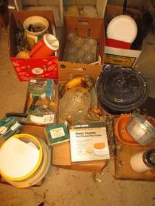 Large lot of kitchen cooking suppli...