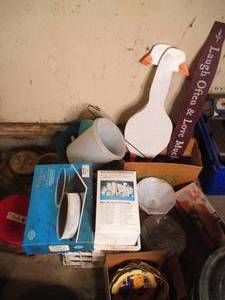 Wood outdoor display pieces, decora...