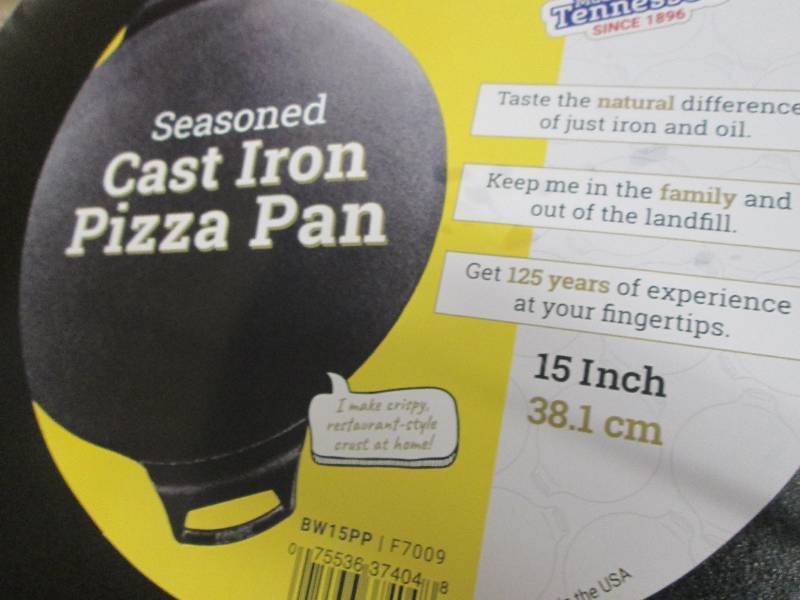 Cast Iron Pizza Pan- one handle bro...
