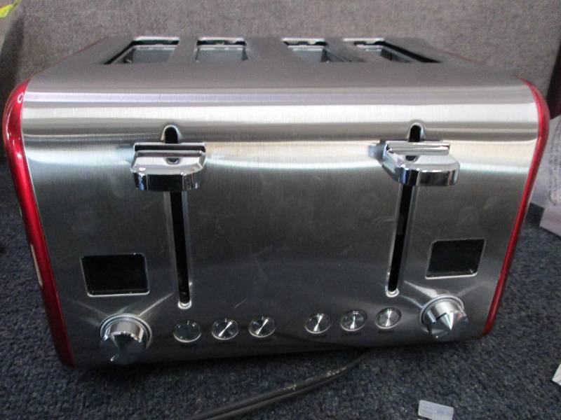 MegaChef 4-Slice Wide-Slot Toaster ...
