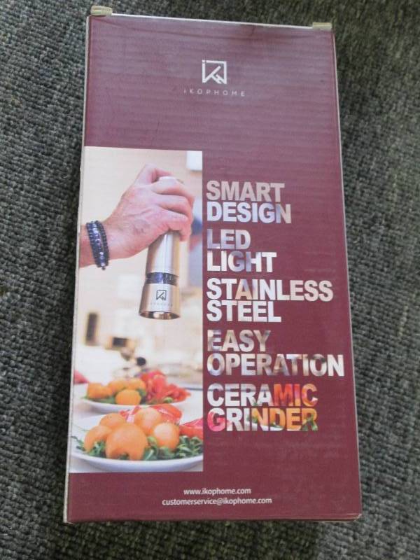 new electric salt and pepper grinde...